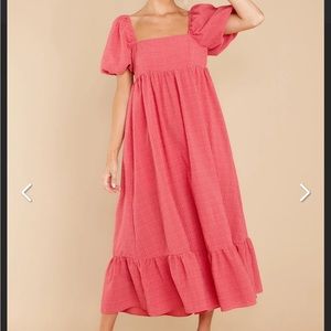 Dress, Medium, Coral/Pink, New with Tags